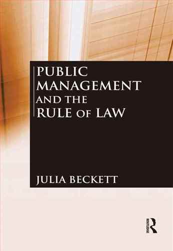Public management and the rule of law